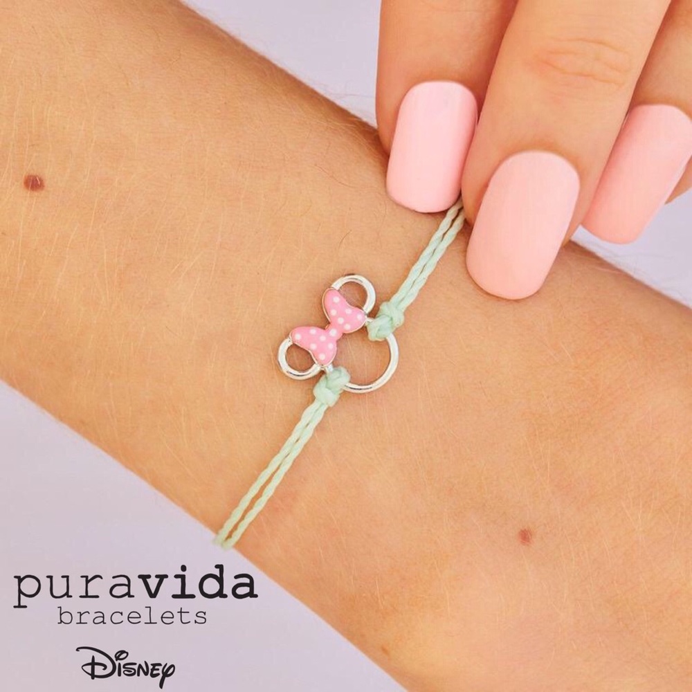 Pura Vida Minnie Mouse Charm Bracelet